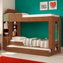 Ver imagem 1 de Beliche Ditália Cama Auxiliar com kit luz CM-15 COR:diamond