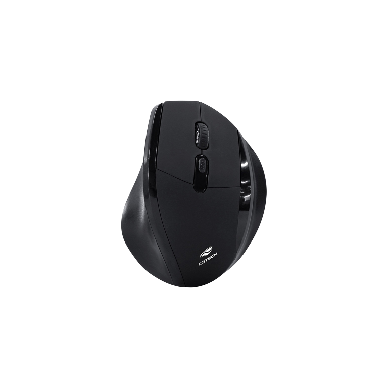 Mouse Sem Fio Ergo C3Tech Preto - M-W120BK