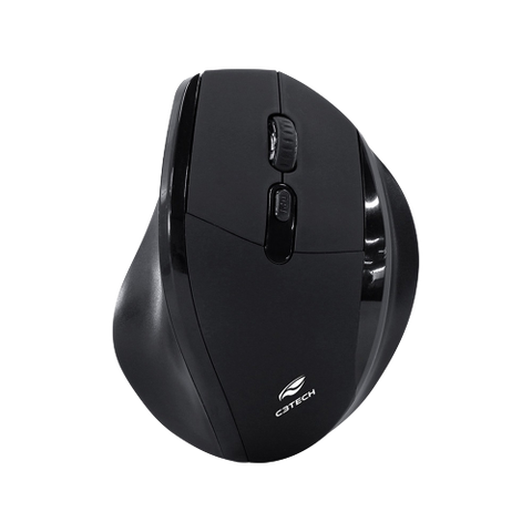 Mouse Sem Fio Ergo C3Tech Preto - M-W120BK