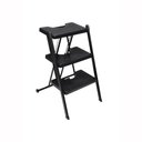 Ver imagem 2 de Escada Alcance De 03 Degraus Preta - Anodilar