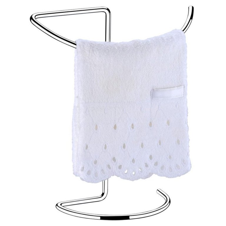 Toalheiro Porta Toalha De Rosto Para Bancada - Aço Cromado Toalheiro Porta Toalha De Rosto Para Bancada - Aço Cromado