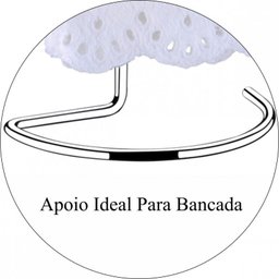 Toalheiro Porta Toalha De Rosto Para Bancada - Aço Cromado - 2