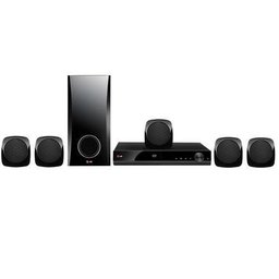 Lg: Home Theater Lg Dh4130S 5.1 Canais com Dvd Player, Karaokê, Entrada USB e Cabo HDMI – 330 W - 1