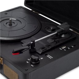 Vitrola Raveo Sonetto Black com Bluetooth USB Gravação Bivolt - 4