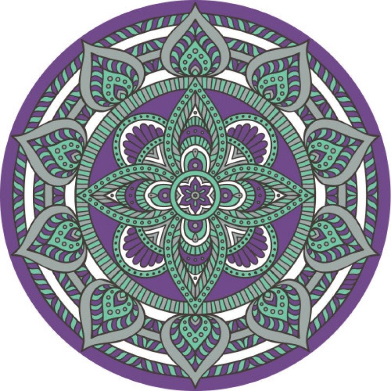 Adesivo Decorativo Stixx Mandala COACHELLA Colorido (60X60cm) - 2