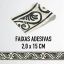 Ver imagem 5 de Faixa Decorativa Adesiva (autocolante) - Mosaico Preto e Bege