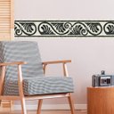 Ver imagem 4 de Faixa Decorativa Adesiva (autocolante) - Mosaico Preto e Bege