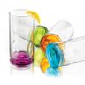 Jogo com 06 Copos com Fundos Coloridos - 2
