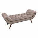 Ver imagem 1 de Puff Recamier 160cm Awa Veludo Nobre Avelã - Sallar Home