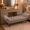 Ver imagem 2 de Puff Recamier 160cm Awa Veludo Nobre Avelã - Sallar Home