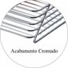 Cesto Multiuso De Bancada 31 x 23 cm - Cromado - 2