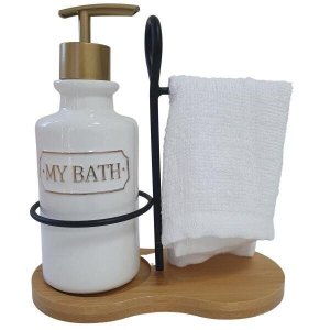 Jogo para Banheiro em Cerâmica My Bath 03 Peças