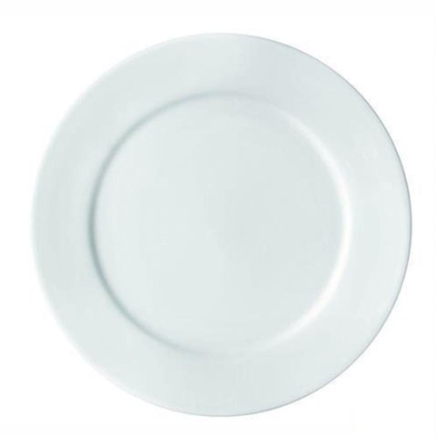 Conjunto 18 Pratos Rasos Porcelana 24,5cm Bar Hotel Germer