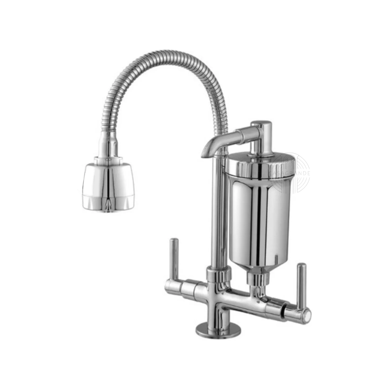 Torneira Metal Inox Filtro Cozinha Gourmet Bancada Mesa Casagrande Mundial - 1