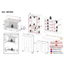 Ver imagem 4 de Quarto de Bebê Completo Berço Americano 3 em 1 Colchão Dengo Multimóveis Mp4600 Madeirado/off