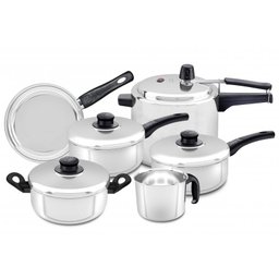 Jogo de Panelas 5 Peças Antiaderente Vermelho Magnific - Panelux - 1