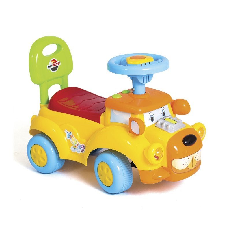 Andador de Bebê Carrinho Ursinho Motoca Volante e Buzina - Dm Toys