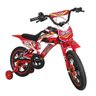 Bicicleta Infantil Bike Moto Cross Aro 16 Freio a Disco Masculina Unitoys - Vermelha - 1