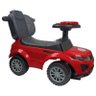 Carrinho Andador Infantil Passo a Passo Sport Car Com Haste Para Empurrar e Músicas UniToys - VERMEL - 2