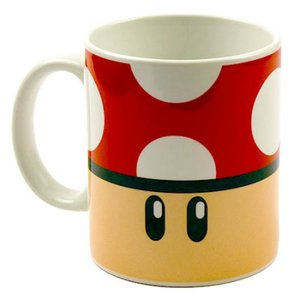 Caneca Gamer Cogumelo Vermelho Grow Up