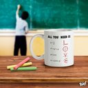 Ver imagem 2 de Caneca All You Need is Love - Math Style