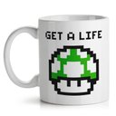 Ver imagem 1 de Caneca Cogumelo Pixel Get a Life