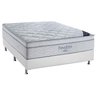 Cama Box Casal: Colchão Molas Ensacadas Ortobom SuperPocket Freedom Visco + Base CRC Courano Branco( - 1