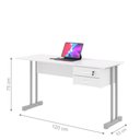 Ver imagem 2 de Mesa de Computador Bloc 1200 Ale Branco