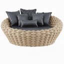 Ver imagem 1 de Chaise Munique em Trico Náutico Alumínio para Edícula, Piscina Trama Original