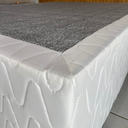 Ver imagem 2 de Base Box Casal Somier Branca 138x188x25 + Pés