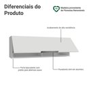 Ver imagem 3 de Armário Aéreo 100 Cm 1 Porta Basculante Branco Stella Madesa