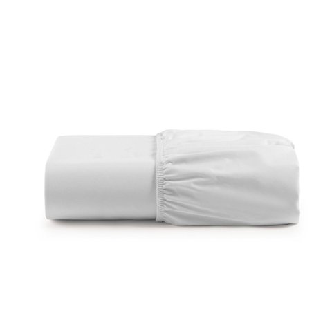Lençol Premium Soft Avulso de Baixo Casal King com Elástico Micropercal 600 Fios Branco