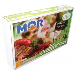 Churrasqueira Esmaltada Califórnia com Rodinhas e Tábua de Churrasco Mor C 82cm L 38,5cm A 75cm - 3