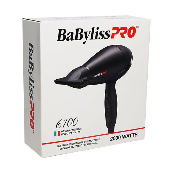 Secador de Cabelo Babyliss Pro Leve 2000w - 127v - 2