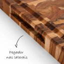 Ver imagem 3 de Tábua para Churrasco Multiuso de Madeira 933 Invertida Teca Stolf 44 X 29,50 X 3,20 Cm