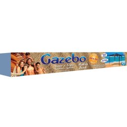 Gazebo Ráfia Tamanho 3,00x3,00x2,50 M Mor Azul - 2