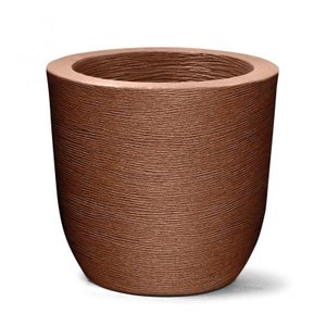 Vaso Grafiato Redondo 40 Ferrugem