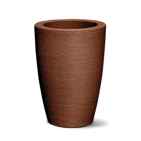 Vaso Grafiato Cônico 48 Ferrugem