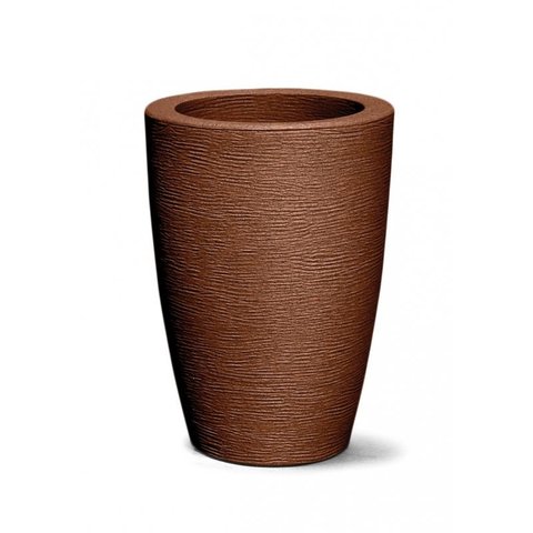 Vaso Grafiato Cônico 38 Ferrugem