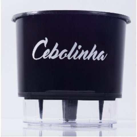 Vaso Auto Irrigável Gourmet N03 - Médio - Raiz Preto Cebolinha