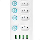 Ver imagem 5 de Filtro de Linha com Usb 2.1a Extensão 4 Tomadas 2m Bivolt