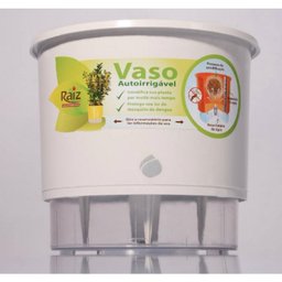 Vaso Auto Irrigável N 04 - Grande - Raiz Branca - 1