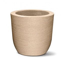 Vaso Grafiato Redondo 40 Areia - 1