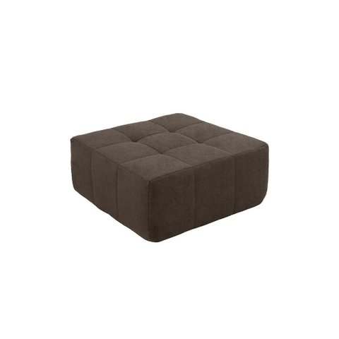 Puff para Apoio de Pés Modular 86cm Kappesberg Boucle Marrom
