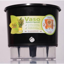 Vaso Auto Irrigável N 04 - Grande - Raiz Preto - 1