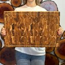 Ver imagem 2 de Tábua para Churrasco Multiuso de Madeira Invertida Teca Stolf 58,5 X 38 X 3,2 Cm