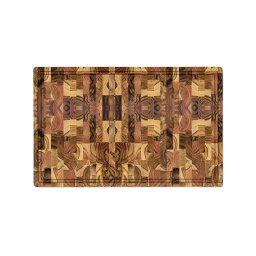 Tábua para Churrasco Multiuso de Madeira Invertida Teca Stolf 58,5 X 38 X 3,2 Cm - 1