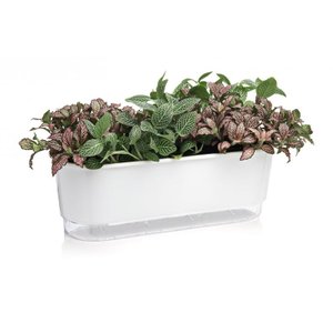 Jardineira Autoirrigável Raíz - 40cm Branco