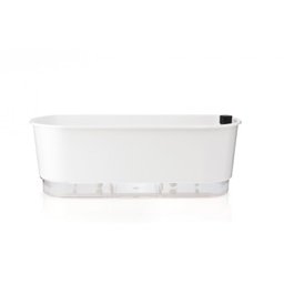 Jardineira Autoirrigável Raíz - 40cm Branco - 6