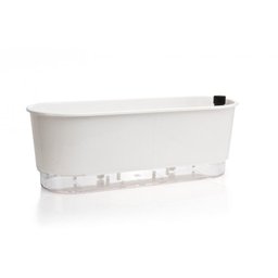 Jardineira Autoirrigável Raíz - 40cm Branco - 2